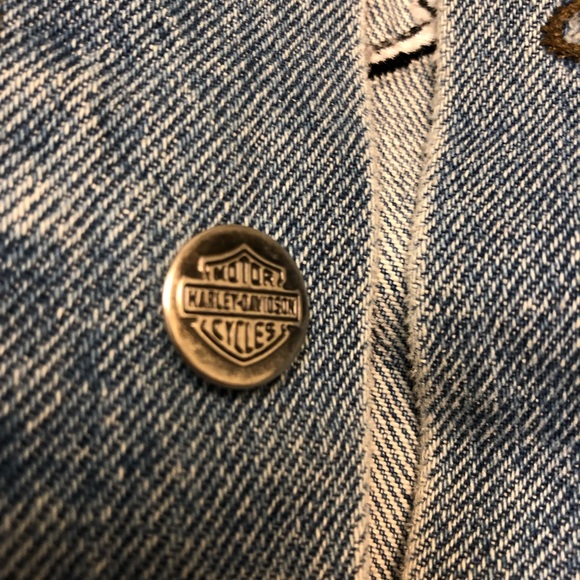 Vintage Harley-Davidson Denim Jacket - Picture 4 of 7